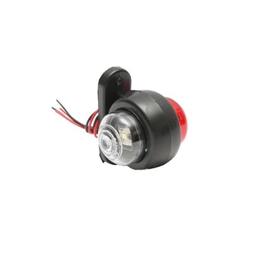 Lampa gabarit LED, 2 LED SMD, culoare lumina Alb / Rosu, tensiune 12V-24V