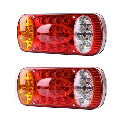 Set 2 lampi stop remorca led cu 5 functii, 12-24 V, TCT-3748