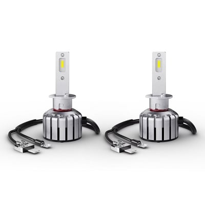 Set 2 becuri H1 led night breaker osram, omologate rar, 6000k, alb-rece, 16W, 12v