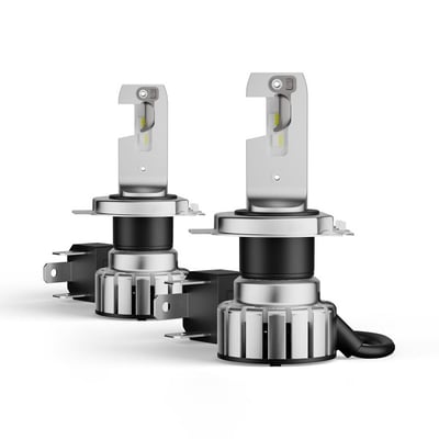 Set 2 becuri H4 led night breaker smart osram, omologate rar, 6000K, alb-rece, + 330%, 20/19W, 12v