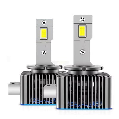 Set de 2 becuri conversie D3S plug and play 35W-55W, 10000LM, 6500K, Canbus