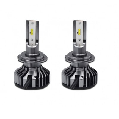 Set 2 becuri auto, led H7, CANBUS, F2, 10000 LM, 12V-24 V, 80 W, 6000 K