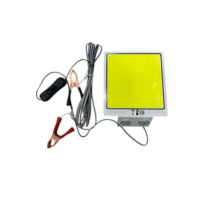 Lampa plafoniera / camping, alimentare 12v, cu magnet, buton on/off, 36w, 130 x 120mm, 272 led