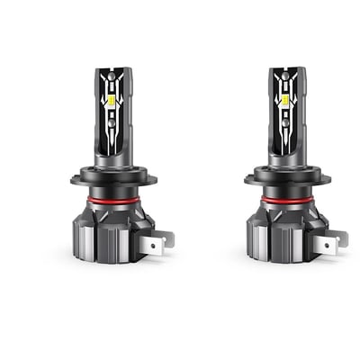 Set 2 Becuri Auto, Led H7, 100w, Plug & Play, 6000k, 15000lm, 12V, Alb