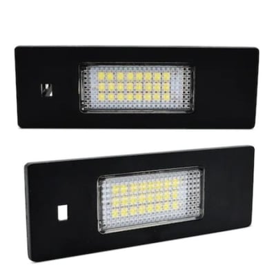 Set 2 Lampi Numar cu Led, dedicate BMW E81, E87, F20, E63, E64, F12, F13, F06, E85, E86, E89