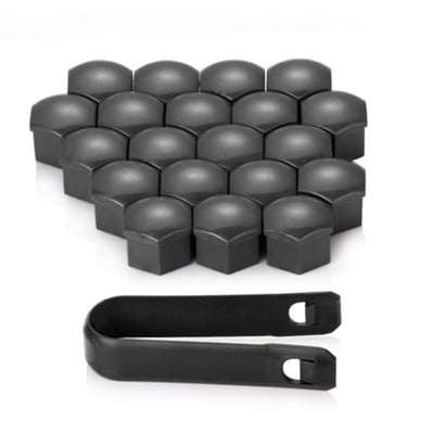 Set capace prezoane cu cheie 19", premium, gri antracit