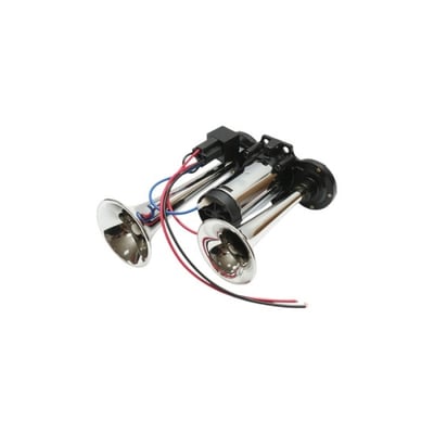 Claxon auto cu compresor, 2 pipe, 12v