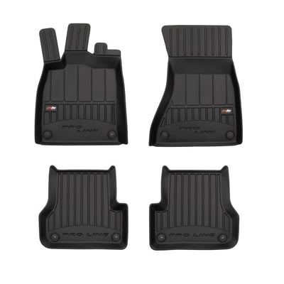 Set 4 covorase auto din cauciuc FROGUM premium, PROLINE 3D, pentru AUDI A6 ALLROAD C7 11.10-09.18, Break / Sedan, versiune: AWD/4WD / FWD