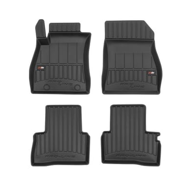 Set 4 covorase auto din cauciuc FROGUM premium, PROLINE 3D, pentru nissan juke, an fabricatie 2010-2019, cauciuc TPE, negru