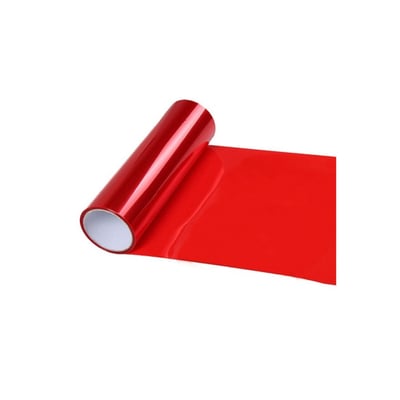 Folie rosie auto pentru protectie faruri / stopuri 60cmx60cm