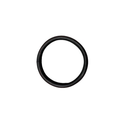 Husa volan imitatie piele, marime M, culoare negru, cusatura rosie