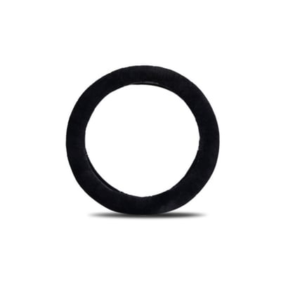 Husa volan pufoasa, marime M, 37-39cm, culoare negru