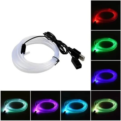 Fir RGB, Lumina Ambientala Auto, Conexiune USB, 7 Culori, 3M