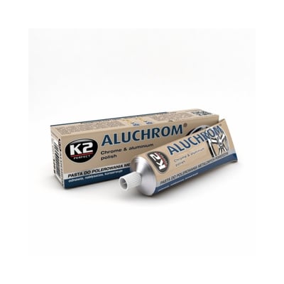 Pasta polish curatare si lustruire suprafete cromate si aluminiu K2 Aluchrom 120g