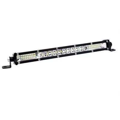 Proiector auto LED Bar cu suport, offroad 138W, 12V-24V, 30cm, 46 led-uri, negru