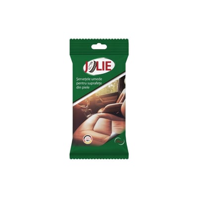 Servetele umede auto, pentru suprafete din piele, Jolie