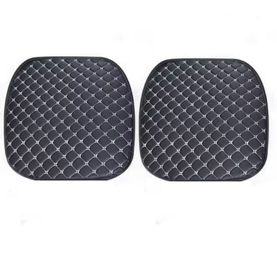 Set 2 huse auto pentru sezut fata, super soft, gri / alb