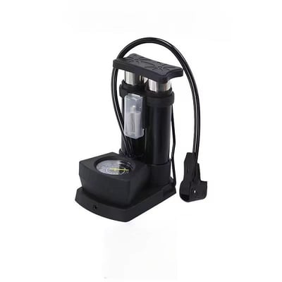 Pompa de picior cu manometru, negru