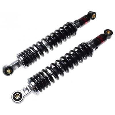 Set 2 amortizoare, ATV, moto scuter, prindere bucsa - bucsa 335mm