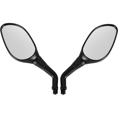 Set oglinzi moto si Atv, filet M8, negru/carbon