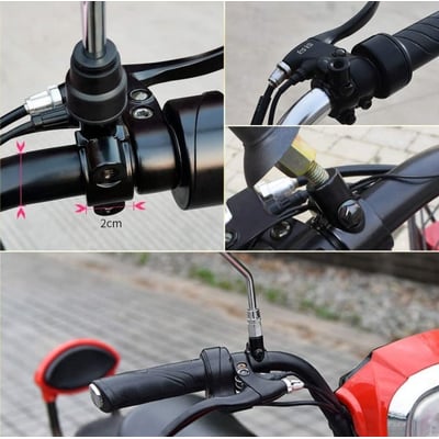 Set adaptor prindere oglinzi colier - surub (Ø 8mm)