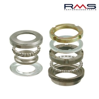 Kit rulmenti complet ghidon scuter Gilera Runner / Stalker / Piaggio Fly / Hexagon / Liberty / NRG / Zip / Vespa ET2 50-300cc - RMS