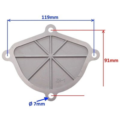 Capac chiulasa motor cross YX160 - stanga