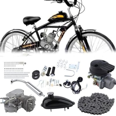  Kit motor bicicleta 80 cc 2 TIMPI (GRI)