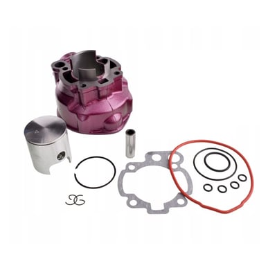 Set motor / kit cilindru scuter Yamaha AM6, TZR, Rieju 80cc 2T, 49 mm, racire apa, model cu 1 segment