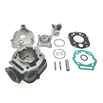 Set motor / kit cilindru + chiulasa scuter Aprilia RS 50 2006, Derbi Senda, Gilera SMT 2T, 47 mm, racire pe aer