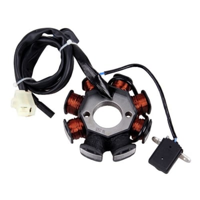 Magnetou / stator aprindere scuter GY6 50cc, 80cc, 8 bobine, 4 fire