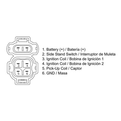 Aprindere CDI moto Honda XLV, XRV 600/650 (1988-1996) DZE