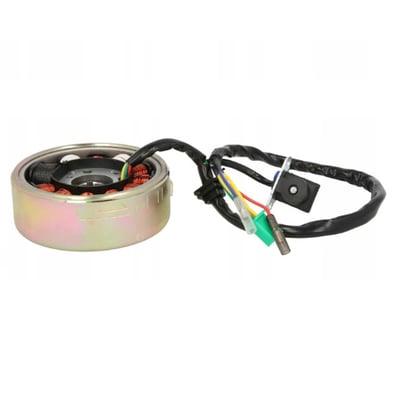 Magnetou / stator aprindere + Volanta scuter GY6 125-150cc 4T