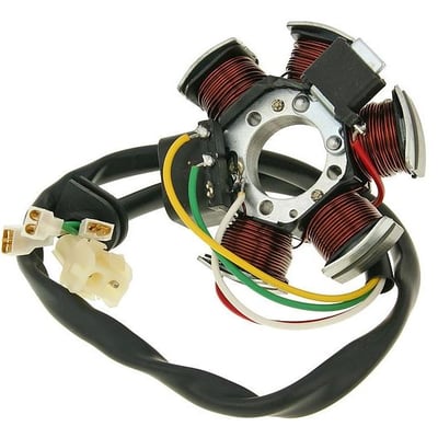 Magnetou / stator aprindere scuter Yamaha Minareli / AM6 (cititor interior)