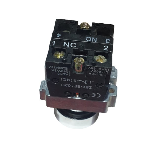 Intrerupator cu autorevenire 10A (verde)