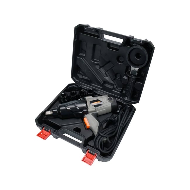 Masina de insurubat cu impact, Sthor 57097, 1100 W, 800 Nm, -, patrat 3/4 inch, valiza plastic, accesorii