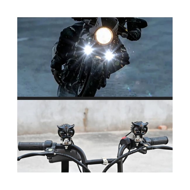 Proiector auto LED tip bufnita, 40W, 12/24V, 2 faze, IP68