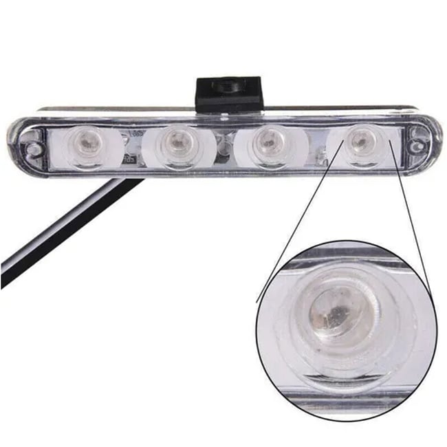 Set de 4 stroboscoape galben avertizare gabarit