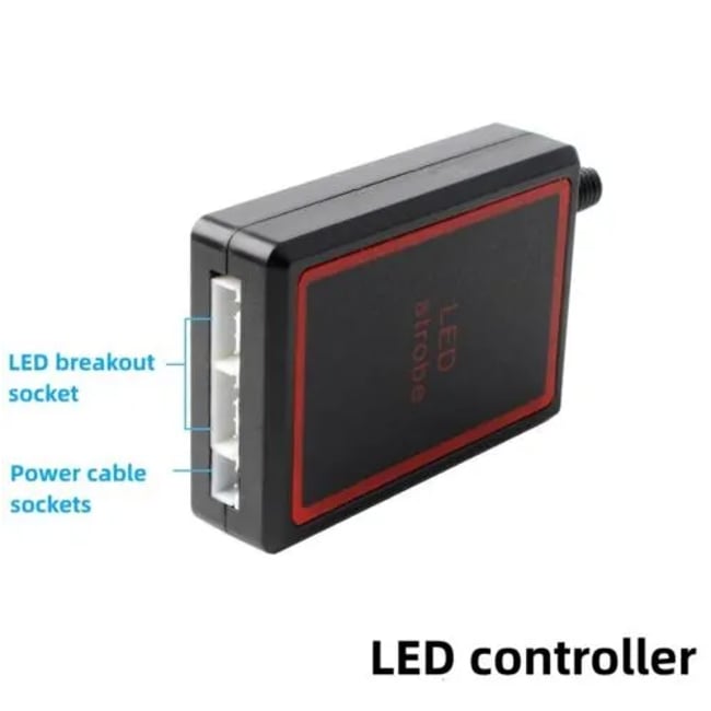 Set de 4 stroboscoape galben avertizare gabarit