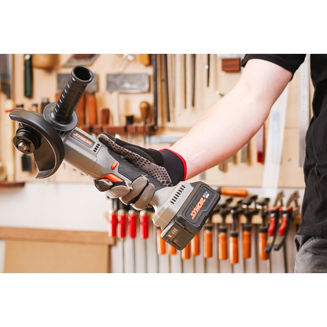 Polizor unghiular sthor 20v, fara acumulator 78090