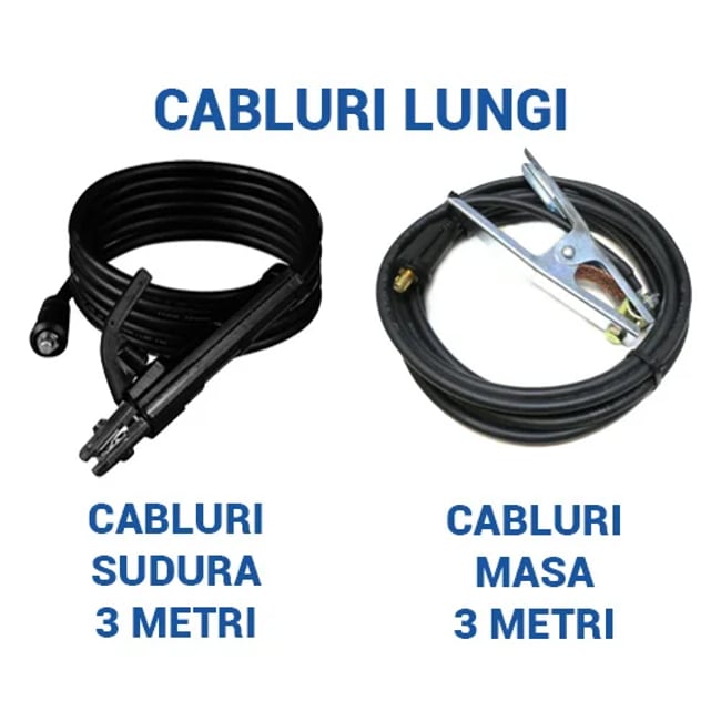 Aparat de sudura tip invertor LIDER MMA450A, 450Ah, cablu electrod 3 metri, afisaj electronic, protectie supraincalzire, ventilator de racire