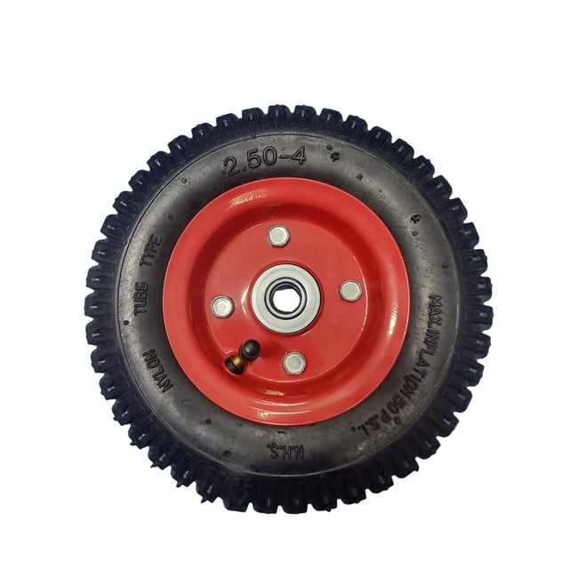 Roata carucior, mare, cauciuc si camera, bucsa, 250-4, 8"