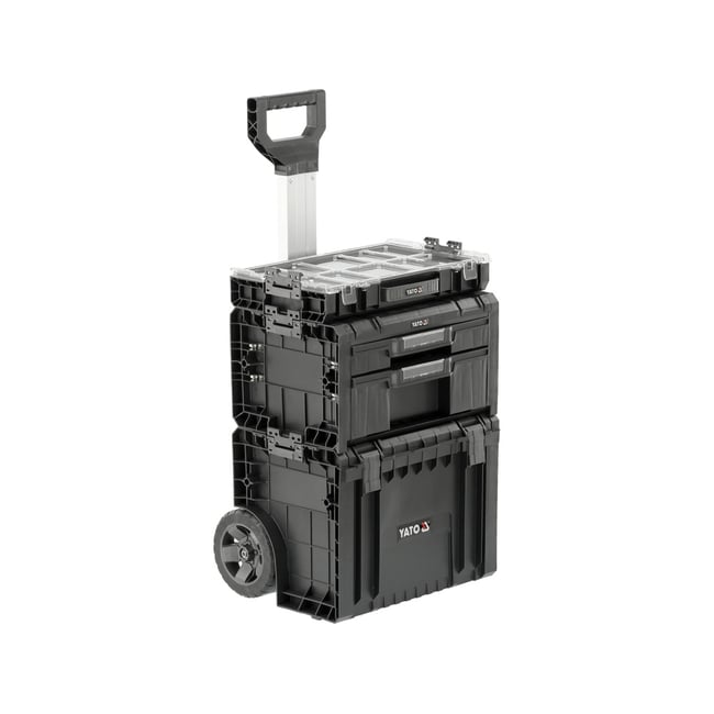 Set Cutie Scule Sistem Modular 3Buc YATO 35BT2P10P S12, 685x450x380mm