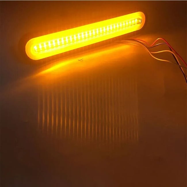 Lampi spate led dreptunghiulare BG12, 12-24V, semnalizare dinamica