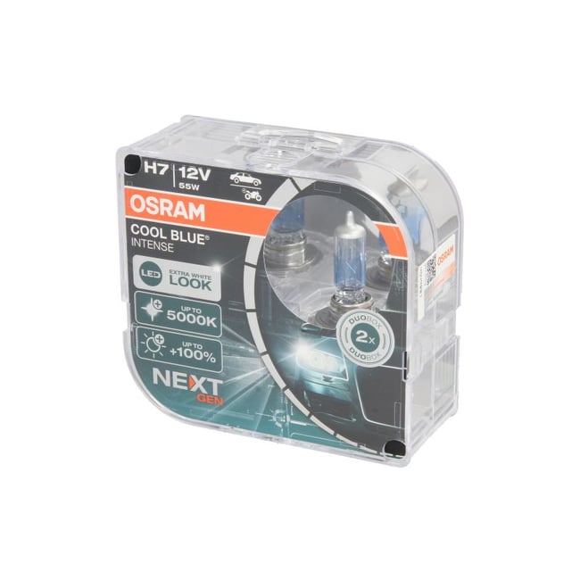 Bec osram h7 cool blue intense next gen, 55w, 12v, set 2 bucati