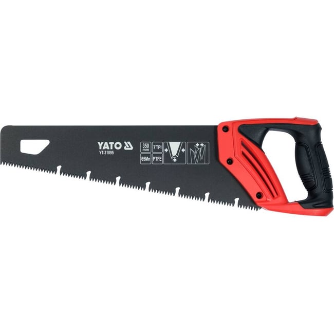 Fierastrau pentru lemn cu acoperire ptfe, 350mm yato yt-31095