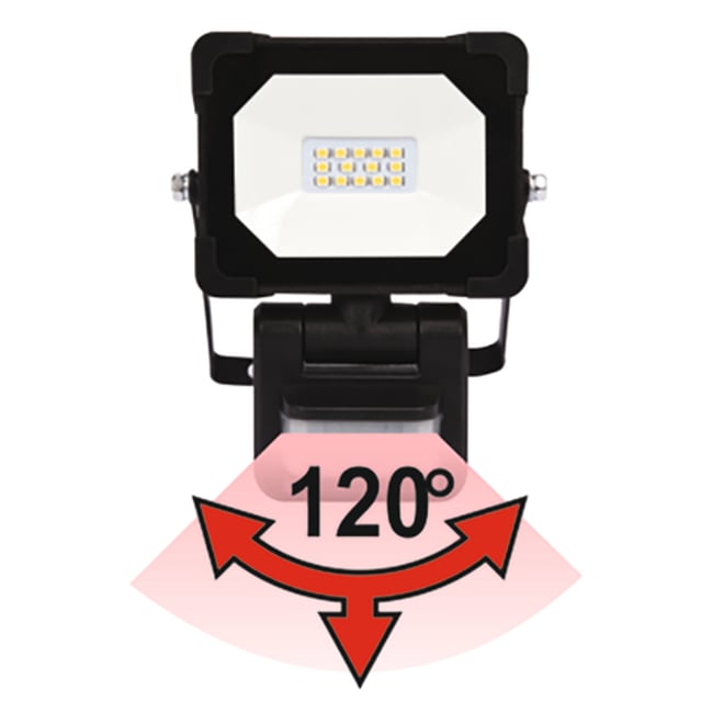 reflector led smd, 20w, 1900lm, cu senzor de miscare