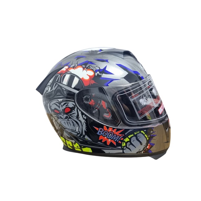 Casca moto integrala FGN cu ochelari de soare, FMVSS 218, Apes Revolution, marimea L (59-60)