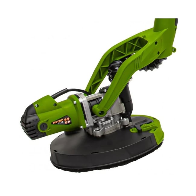 Slefuitor perete si tavan Procraft EX750, 750W, cap rotund + cap triunghiular, 6 trepte, 225 mm, brat rabatabil, colectare praf