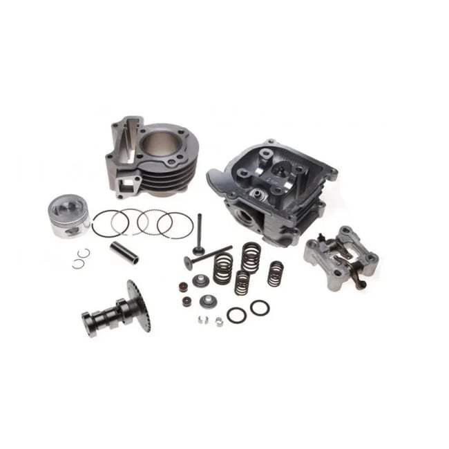 Set motor / kit cilindru + chiulasa scuter GY6 4T 80cc, 47 mm, racire pe aer